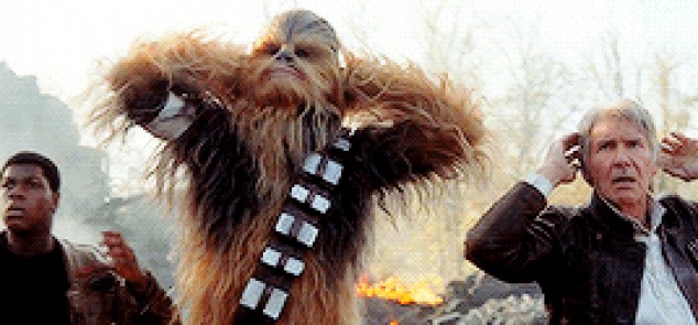 Chewbacca y Han Solo reaparecen